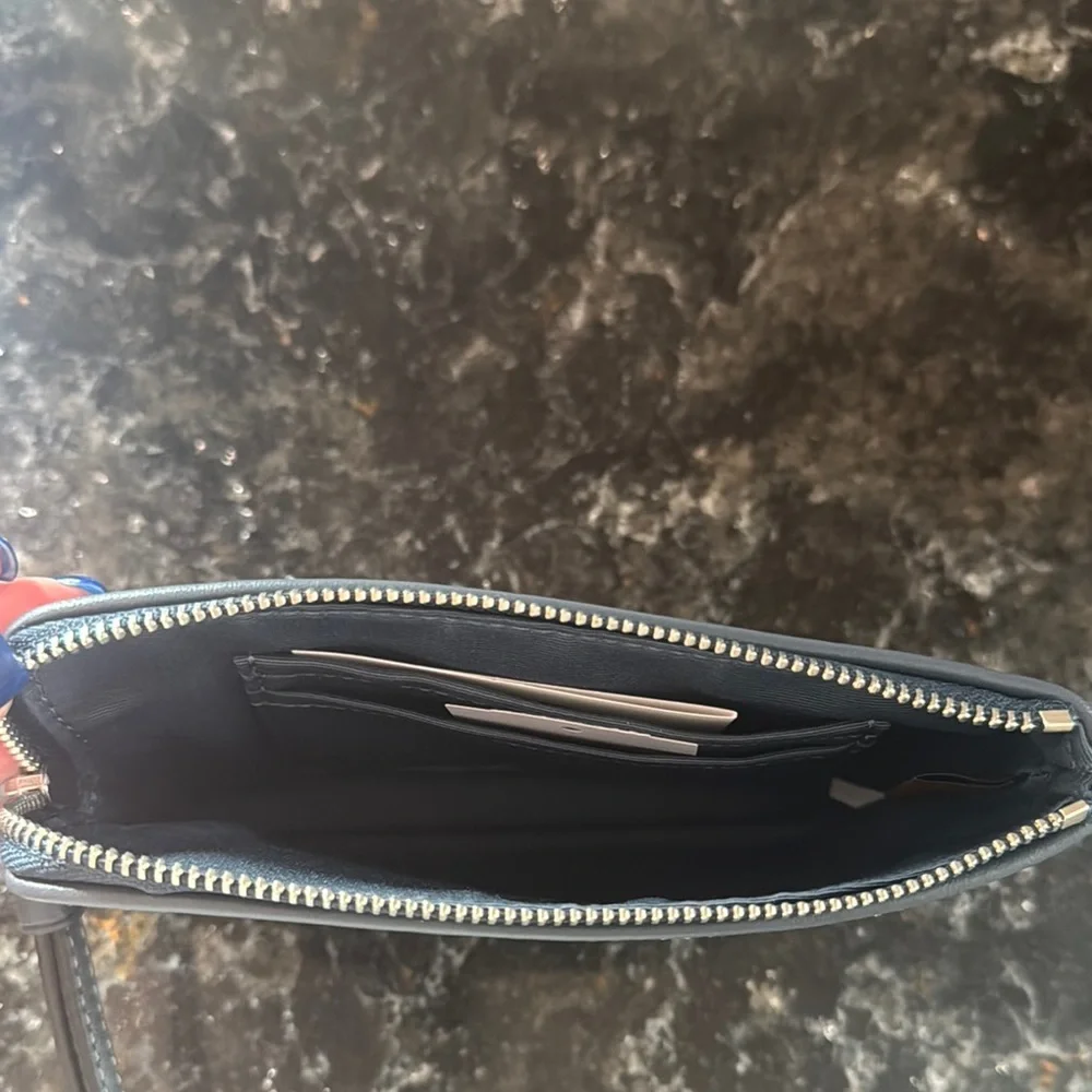 Coach Dark Denim Wristlet - Picture 2 of 3